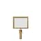 Montour Line Stanchion Post Top Sign Frame 11 x 14 in. H Satin Brass HDSF-1114-H-SB - alternate 1